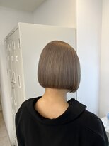 アルーシェウィズスカイ 原宿(Alushe with Sky)&nbsp;グレージュ/ボブ/ダブルカラー/ミルクティーグベージュ