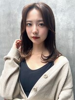 ロンド ストラーダ 心斎橋(Lond strada)&nbsp;マチルダボブ×ピンクベージュ×美髪［髪質改善/縮毛矯正］