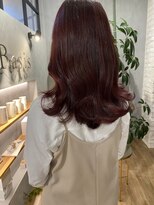 ベーシス(Basis) 【Basis福田】くびれヘア×ボルドーレッド