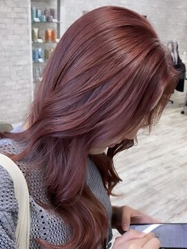 サロンジオ 本厚木(salon the O's) イメチェン/レッドブラウン/フルバング/似合わせカット/本厚木駅