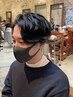 【スタイリスト道家限定】メンズカット(レディースショートも可)＋パーマ＋TR