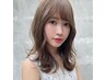 ☆8/25限定☆カット+透明感カラー☆ヘアケア込み☆￥10500→￥9000　指名料込み