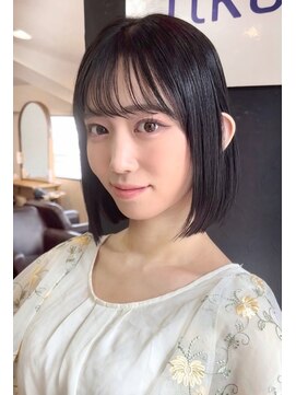 リコバイアフロート(riko by afloat) ボブ/ヘルシースタイル/ベージュ/髪質改善[stylist竹田]