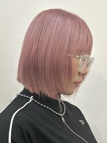 カムジーヘッドカミノウラ(COMEGHEAD KAMINOURA)&nbsp;ダブルカラーミルクティーベージュカラーケアブリーチ韓国ボブ