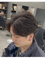 フェザーショートパーマ毛流れカルマパーマ