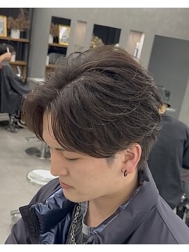 オーバル ジングウマエ(OVARL jingumae) フェザーショートパーマ毛流れカルマパーマ