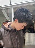 スパイキーショートパーマピンパーマ無造作パーマラフパーマ