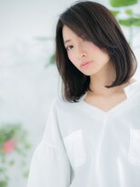 ネル 仙台(Nelu)&nbsp;仙台/髪質改善/グレージュカラー☆美髪切りっぱなしミディアムc