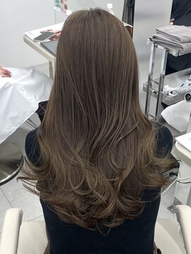 チグン(Jigun) 【赤み消し、ブリーチなし】オリーブベージュカラー♪