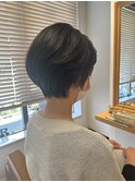クセを活かしたオトナショートボブ