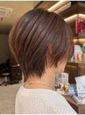 スタイリングはドライヤーだけ！襟足スッキリショート！