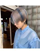 レオクマ(REOKUMA)&nbsp;デザインカラー/ホワイトミルクティーブラウンペールブルー/