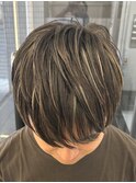 コントラストハイライト/細メッシュカラー