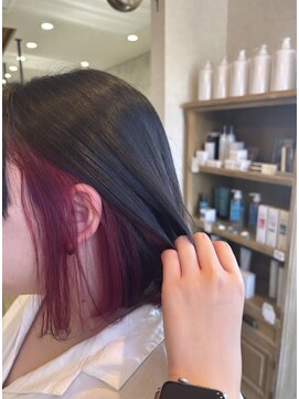 ウルスヘアー(ulus hair) 【さりげなくイメチェン◎】インナーカラー