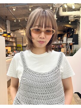 マーケット(MARKET) ボブ レイヤー ベージュ ブラウン