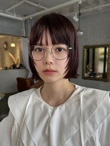 レティ(lety)&nbsp;レイヤーボブ×レッドカラー