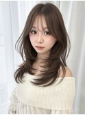 マロンベージュ×レイヤーカット♪