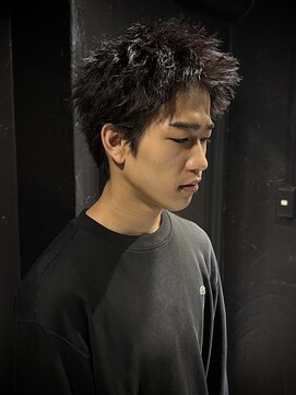 アウル 心斎橋(owl) 【スパイキーショート×パーマ】短髪/メンズパーマ/men's