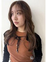 バロンフェム(baLon.fem)&nbsp;【stylist 本田愛】ミディロング＋チョコレートカラー