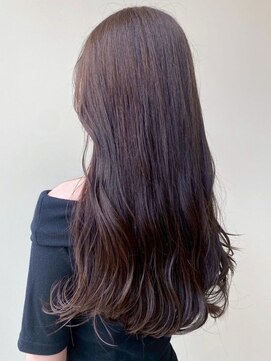 ユニバイリサ 天神大名店(uni by risa) チョコレートブラウン ウェーブヘア 髪質改善トリートメント