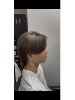 ボルド(MEN'S HAIR SALON BORDO)&nbsp;ミルクティーベージュ+毛流れウルフ