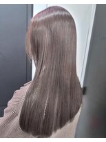 ケンジ 横浜(KENJE) ブリーチなしダブルカラー/ベージュ/モカベージュ/ロング