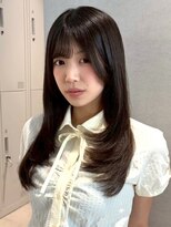 トリッカ シブヤ(TRICCA SHIBUYA)&nbsp;ロングミディアムレイヤー/艶髪/透明感顔周りカット小顔に合わせ