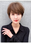 ショートヘア/分け目なし/イメチェン/30代40代50代60代/表参道