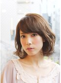 ミディアムパーマスタイル・・1