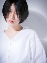 カバーヘア ブリス 上尾西口店(COVER HAIR bliss) *bliss上尾*黒髪でモード&クールに♪前下がり大人ボブz!