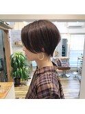 Coast.ショートボブ×ハンサムショート×ベージュブラウン