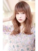 【lien.ai】外ハネロング/ハイライトカラー/小顔