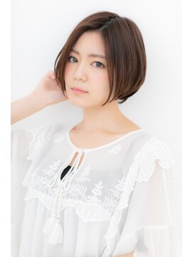 カバーヘア ブリス 大宮西口(COVER HAIR bliss) かきあげ前髪ボブショート小顔矯正立体カットX大宮20代30代40代
