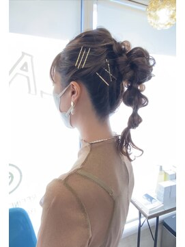 ラルマミット(lalma mit) ポニーテールアレンジ【ヘアセット】