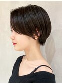 タイトショート_グレージュカラーボブウルフ_ba308861