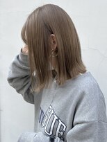 ヒート バイ アンカットラウンジ 渋谷(HEAT by UNCUT&LOUNGE)&nbsp;ミルクティーベージュ/ダブルカラー/ケアブリーチ［渋谷］