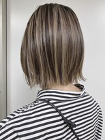 モリオフロムロンドン 原宿本店(morio from London)&nbsp;【morio原宿】切りっぱなしボブ　バレイヤージュ