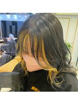 ネイビー(NAVY)&nbsp;☆インナーカラー／イエローカラー☆