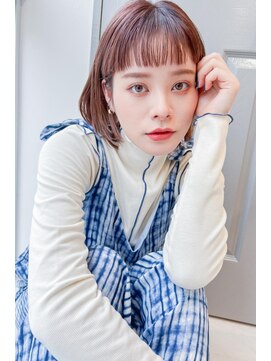 ヘアーズ ベリー 下大利店(hairs BERRY) ★BERRY姫カットぱっつん前髪マッシュボブタンバルモリ小顔美髪