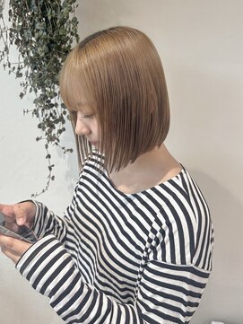 ゼスト 中野店(ZEST) 【ZEST中野/武田智海】切りっぱなしが可愛い/韓国ボブ