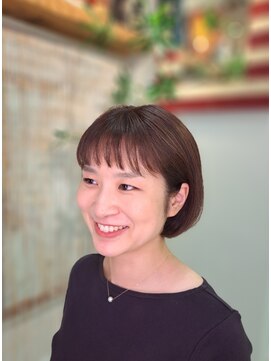 レットイット Letit ぱっつん前髪　ボブ　20代　３０代　４０代　５０代　髪質改善