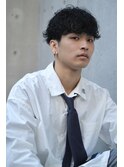 刈り上げショートパーマ　マッシュパーマ