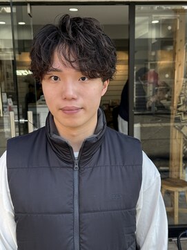 スウェル 船橋店(Swell) #ベリーショート#ダークアッシュ#ニュアンスパーマ#韓国マッシュ