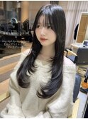 韓国/くびれヘア/髪質改善/ブリーチ【Zina福岡天神】
