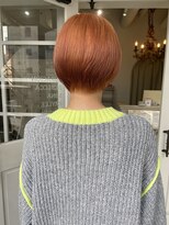 ケイリー(KAYLEE)&nbsp;ショートヘア　オレンジカラー