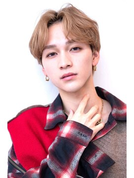 ハバナ 渋谷(HAVANA) フェザーパーマセンターパートハイライトカラーニュアンス