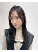 【スタイリスト松下】韓国風レイヤーカット