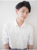 爽やかアップバングショート