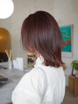 ニュイ(NUIT)&nbsp;レイヤーカット髪質改善トリートメントハイライトミニボブ