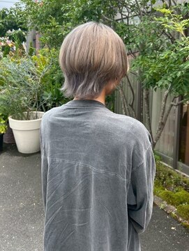 セットアップ 倉敷美和店(SET-UP) バイトーンカラー/ウルフカット/ホワイトベージュ/ベージュ/小顔